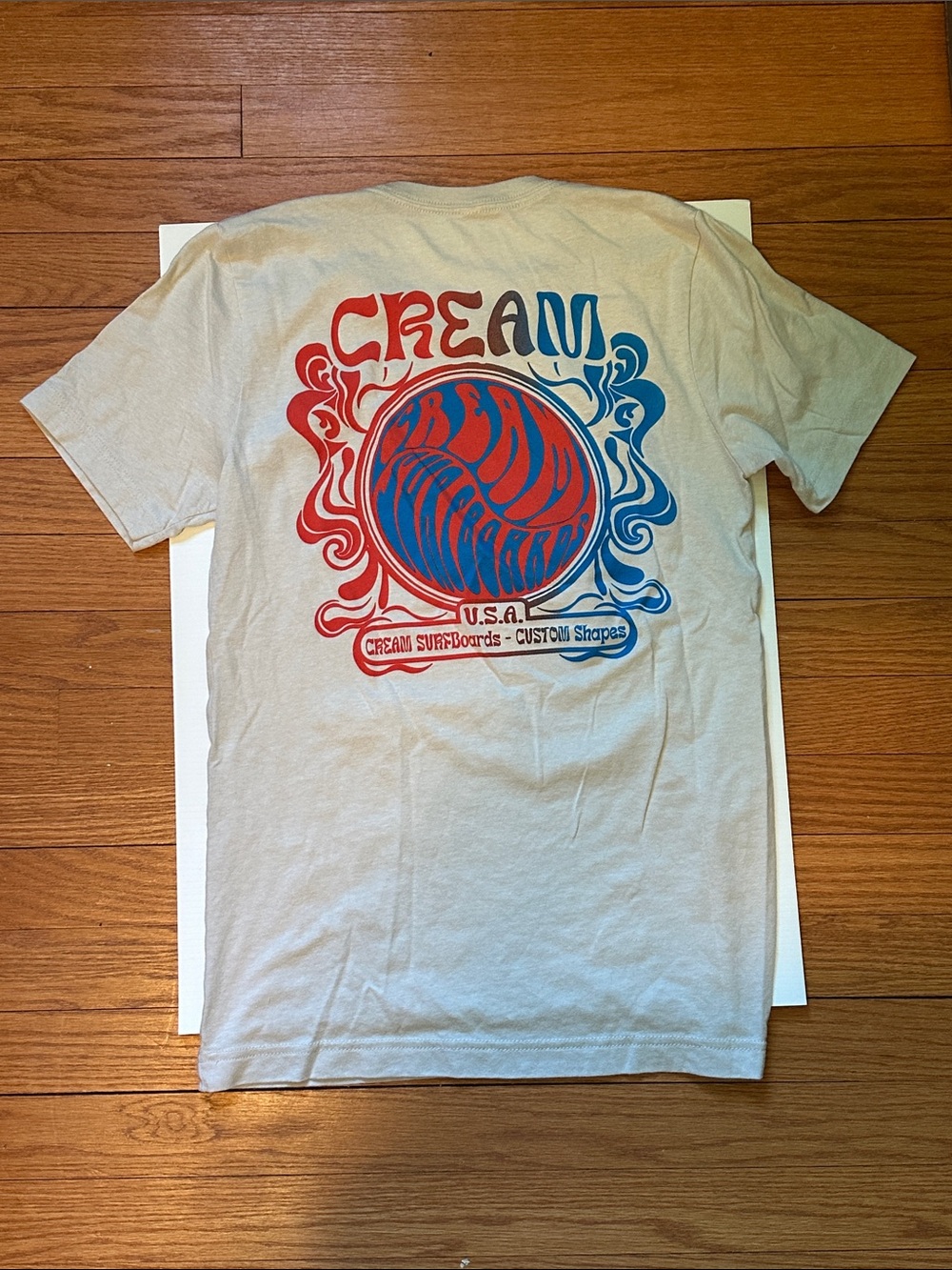 Surfboards Graphic Tee - with Red & Blue Print